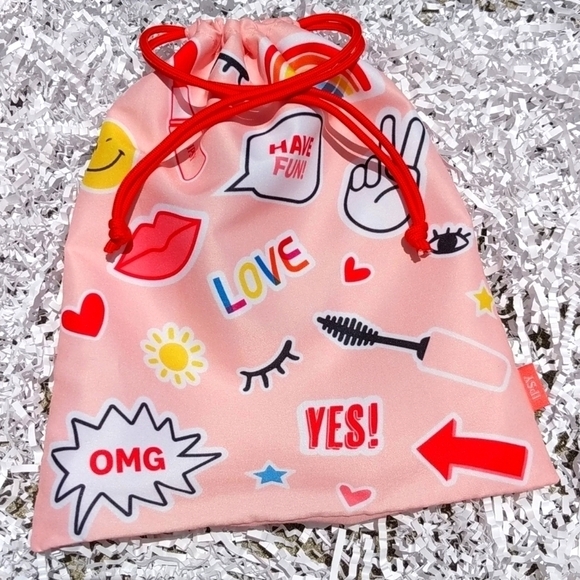 ipsy Handbags - ipsy Peace Love Mascara Pink Glam Bag Plus June 2021